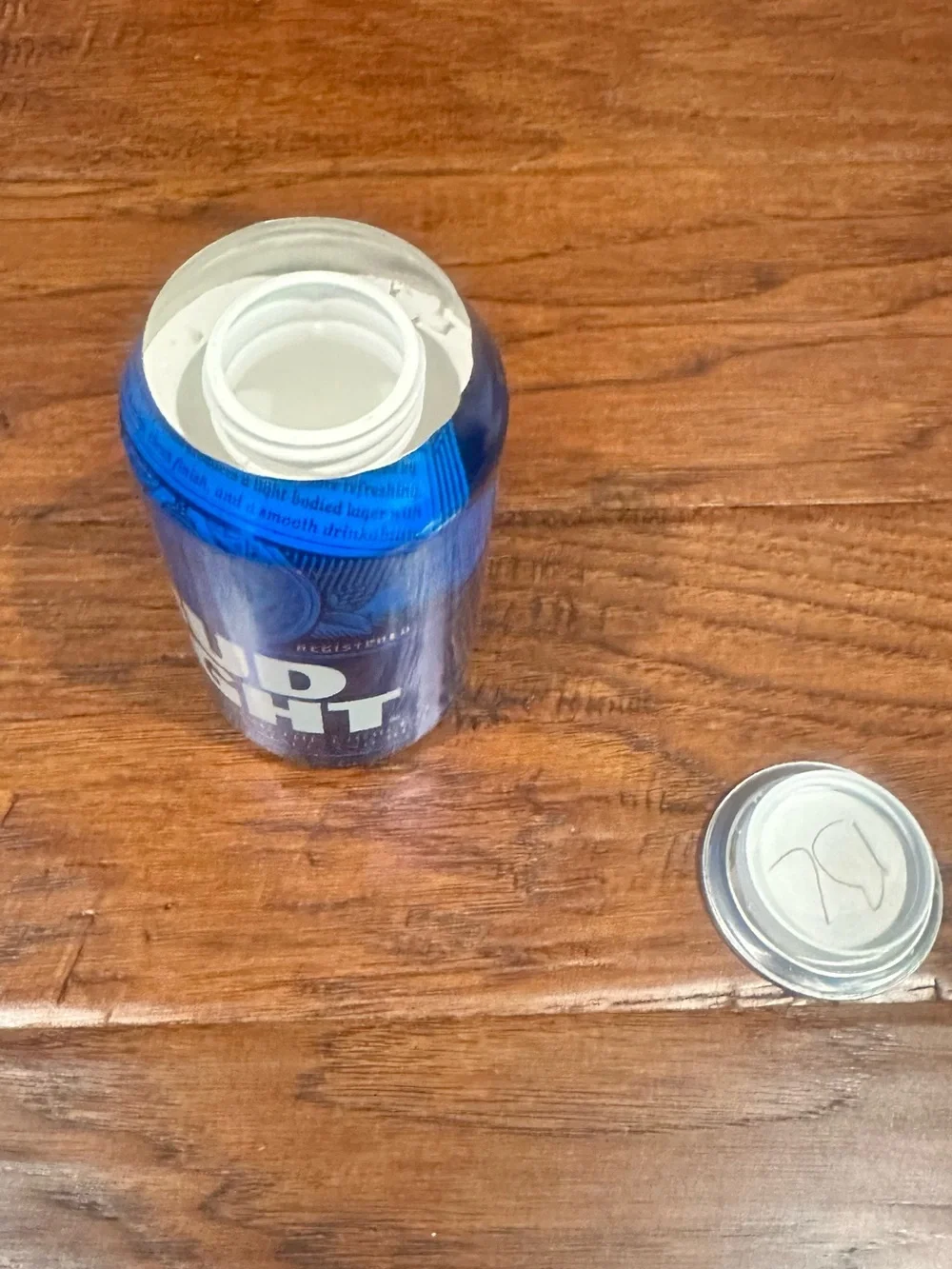 Bud Light Blue Stash Can